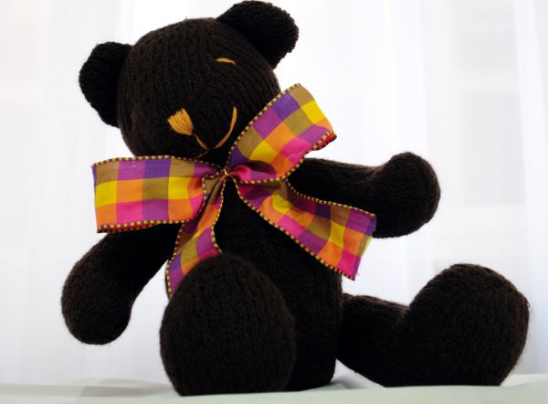 Urso 30cm Tricô